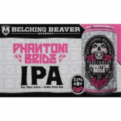 Belching Beaver Brewery Beer, Phantom Bride, IPA, 6 Each