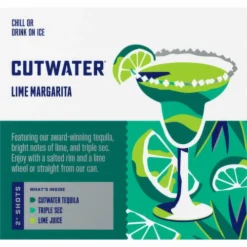 Cutwater Margarita, Lime, 4 Each
