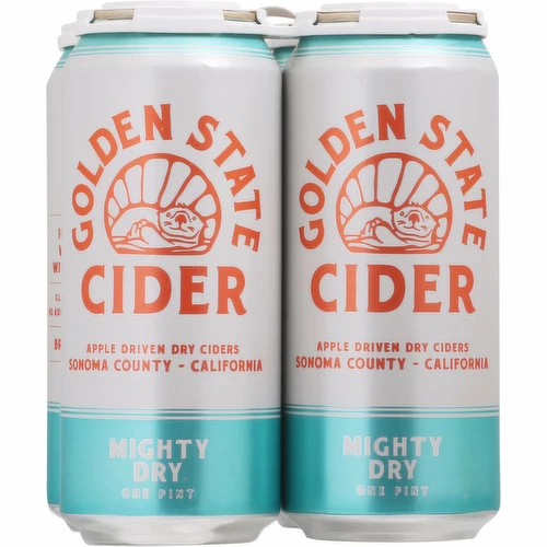 Golden State Cider Beer, Mighty Dry, 473 Each -SMART AND FINAL Sales 46fff7ee 1f65 435d b1c1 7cb43201e3c7