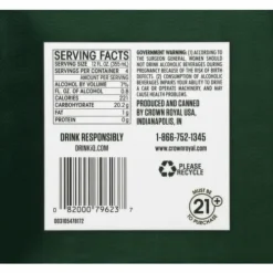 Crown Royal Whisky Cocktail, Washington Apple, 4 Pack, 4 Each