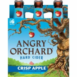 Angry Orchard Hard Cider, Crisp Apple, 6 Pack, 6 Each