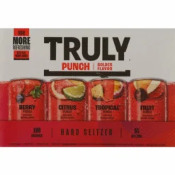 Truly Hard Seltzer, Punch, Variety Pack, 12 Each