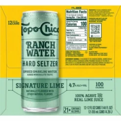 Topo Chico Hard Seltzer, Ranch Water, Signature Lime, 12 Each 8 Topo Chico Hard Seltzer, Ranch Water, Signature Lime, 12 Each -SMART AND FINAL Sales f618a35c c471 4af0 a50e 476488e0d1e7