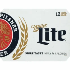 Miller Lite Beer, Pilsner, 12 Each